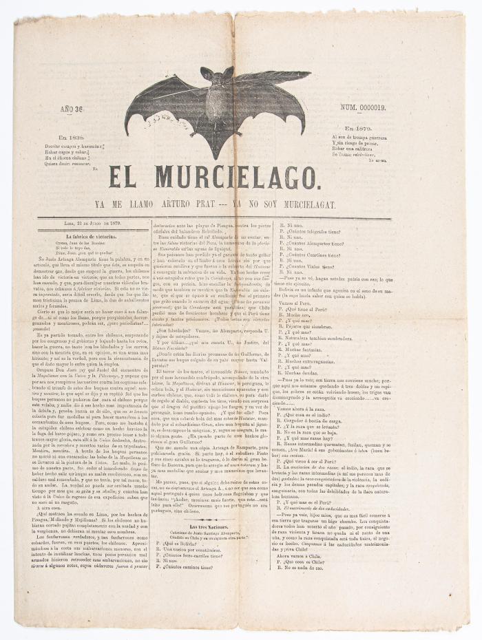 El Murciélago Nº. 19