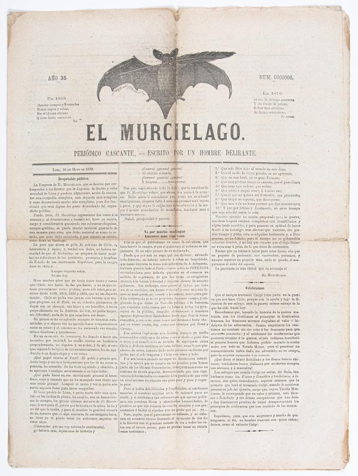 El Murciélago Nº. 6
