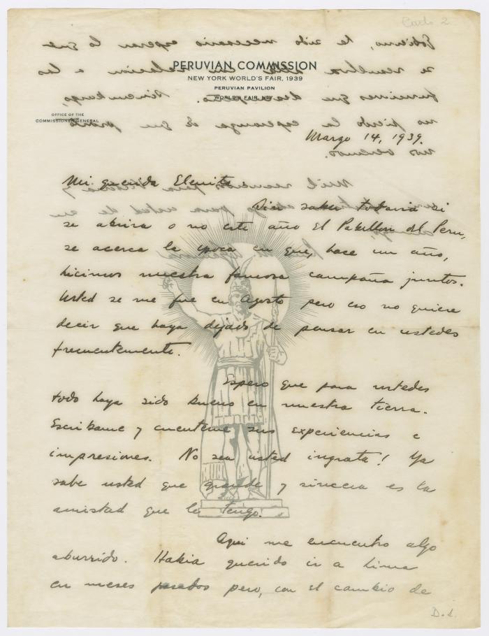Carta de amistad para Elena