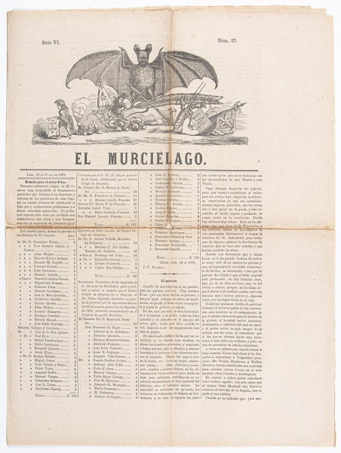 El Murciélago Nº. 27
