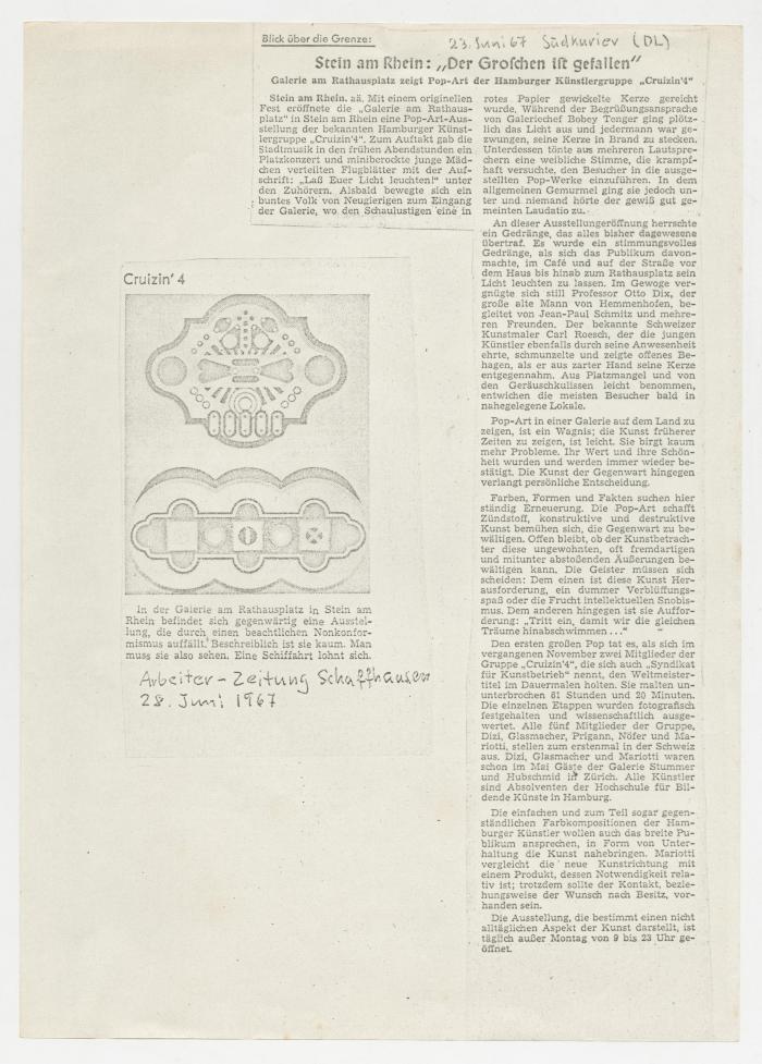 "Stein am Rhein: der groschen ist gefallen"