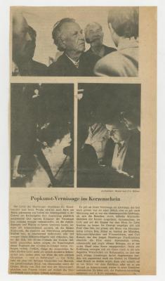 "Pop Kunst-Vernissage im Kerzenschein"