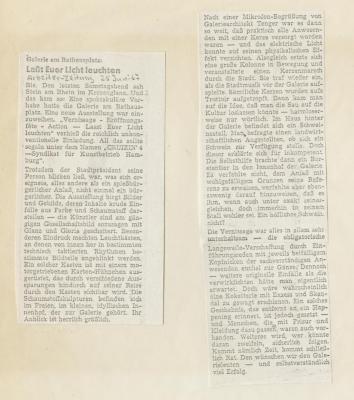 "Labt Euer Licht leuchten"