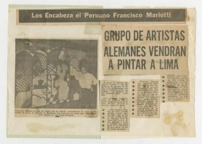 "Grupos de artistas alemanes vendrán a pintar a Lima"