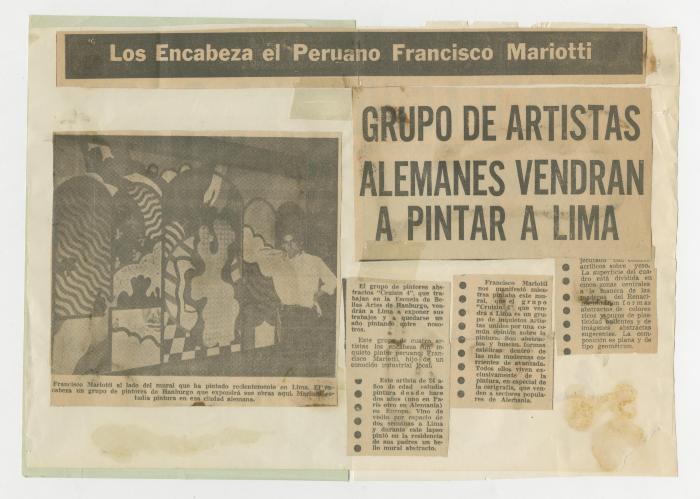 "Grupos de artistas alemanes vendrán a pintar a Lima"