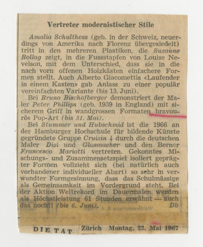 "Vertreter modernistischer Stile"