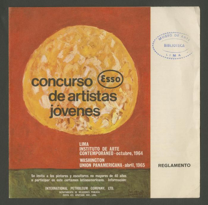 "Concurso de artistas jóvenes"  - Reglamento