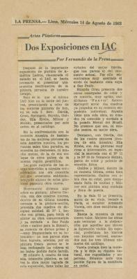 "Dos exposiciones en IAC"