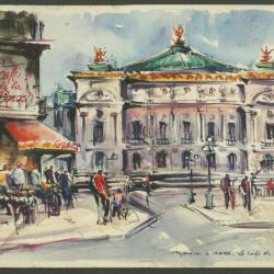 Tarjeta postal de Teddy y Queta