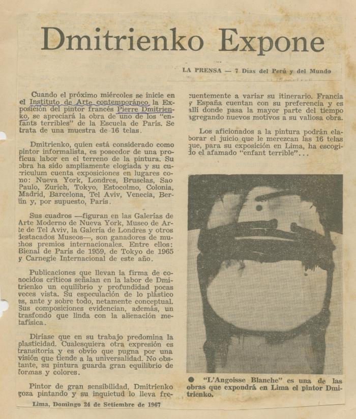 "Dmitrienko expone"