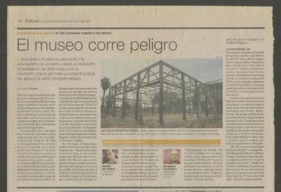 "El museo corre peligro"