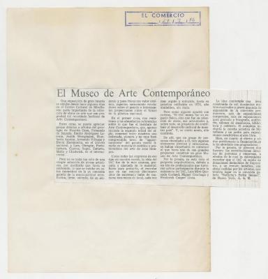 "El Museo de Arte Contemporáneo"