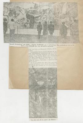 "Grande Decoración" de Matta, Premio "EXPRESO" por 3 mil dólares." 