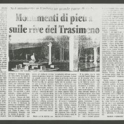 "Monumenti di pietra sulle rive del trasimeno"