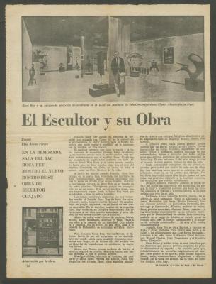 "El Escultor y su Obra"