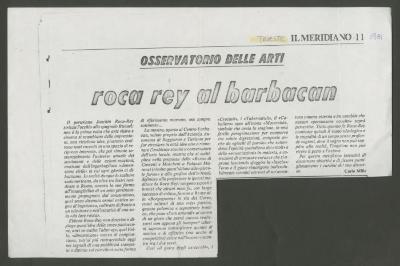 "Roca Rey al barbacan"