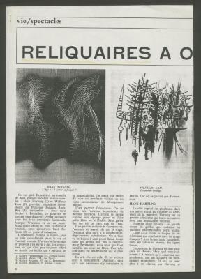 "Reliquaires a obsessions"