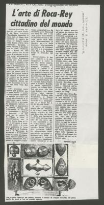 "L'arte di Roca-Rey cittadino del mondo"
