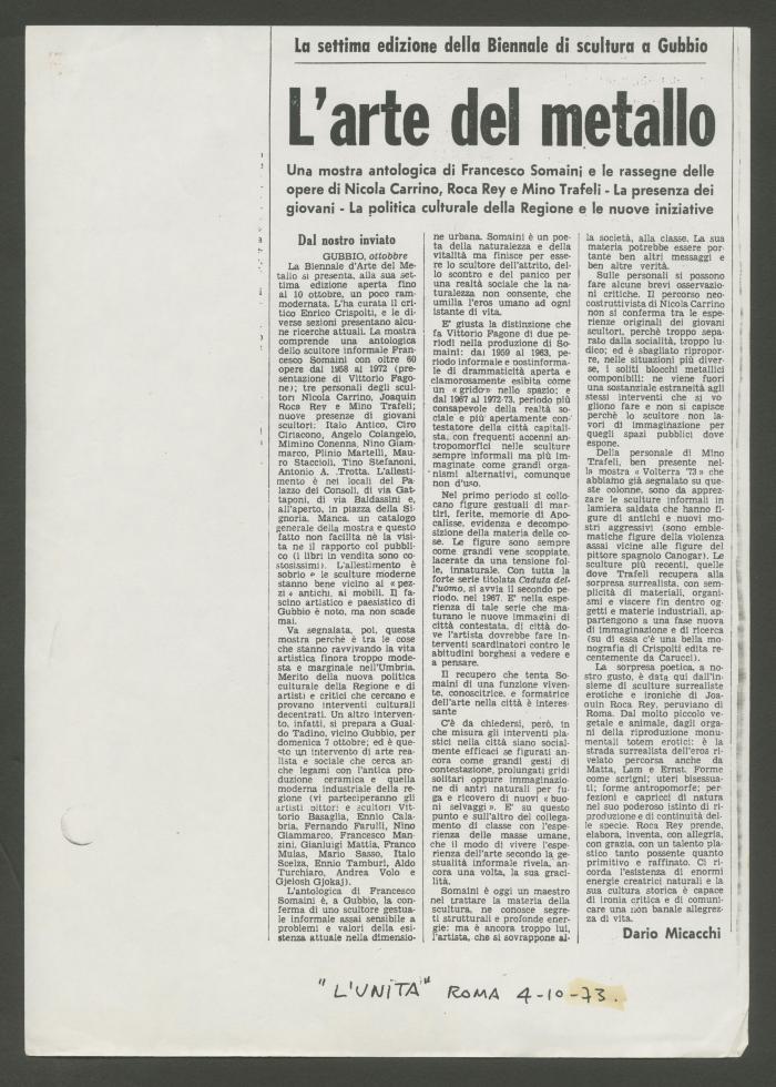 "L'arte del metallo"