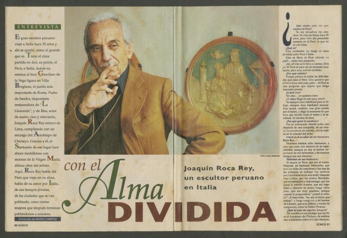 "Con el Alma dividida: Joaquín Roca Rey, un escultor peruano en Italia"