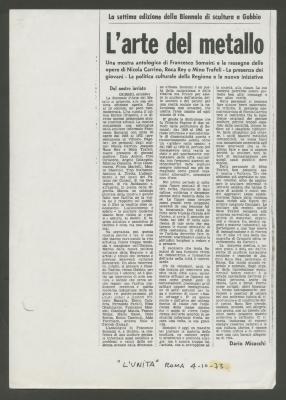 "L'arte del metallo"