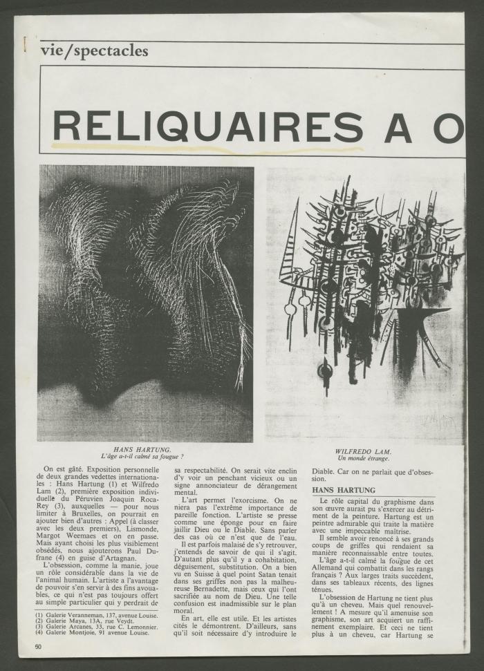 "Reliquaires a obsessions"