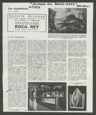 "Les expositions: A voir à Bruxelles"