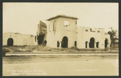 Casa de Sebastian Llorente. Despues de la Revolución 1930.