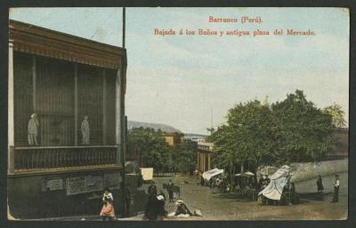 Barranco. Bajada á los Baños y antigua plaza del Mercado