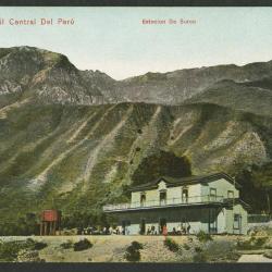Ferro Carril Central Del Perú. Estación De Surco