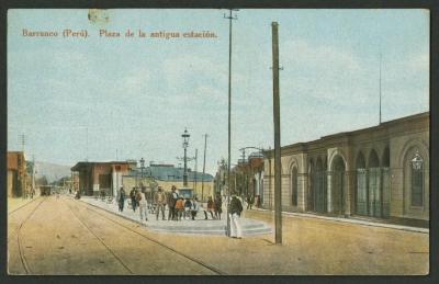 Barranco. Plaza de la antigua estación