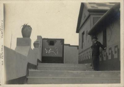 José Sabogal en el Parque de la Reserva