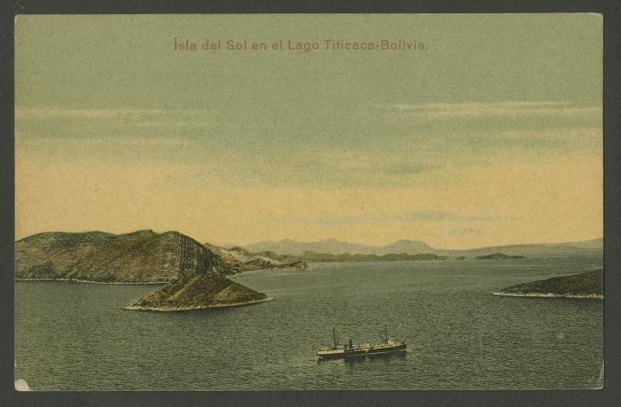 "Isla del Sol en el lago Titicaca "