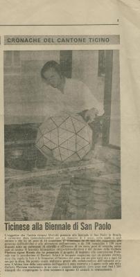 Ticinese alla Biennale di San Paolo 