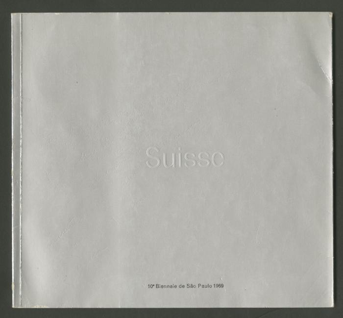 10º Biennale de São Paulo​ 1969. Suisse
