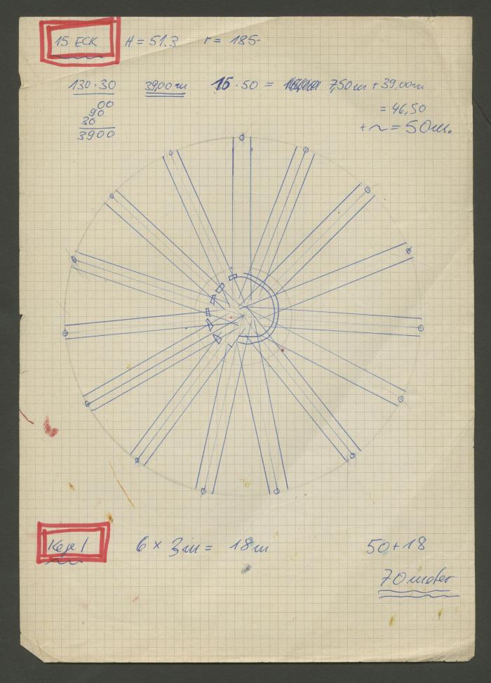 Dibujo de plano estructural