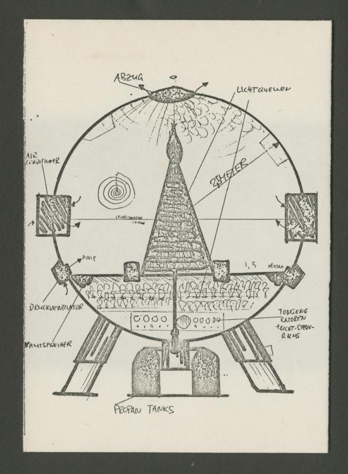 Boceto "Vista de fuente de luz"