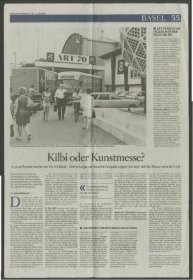 Kilbi oder Kunstmesse?