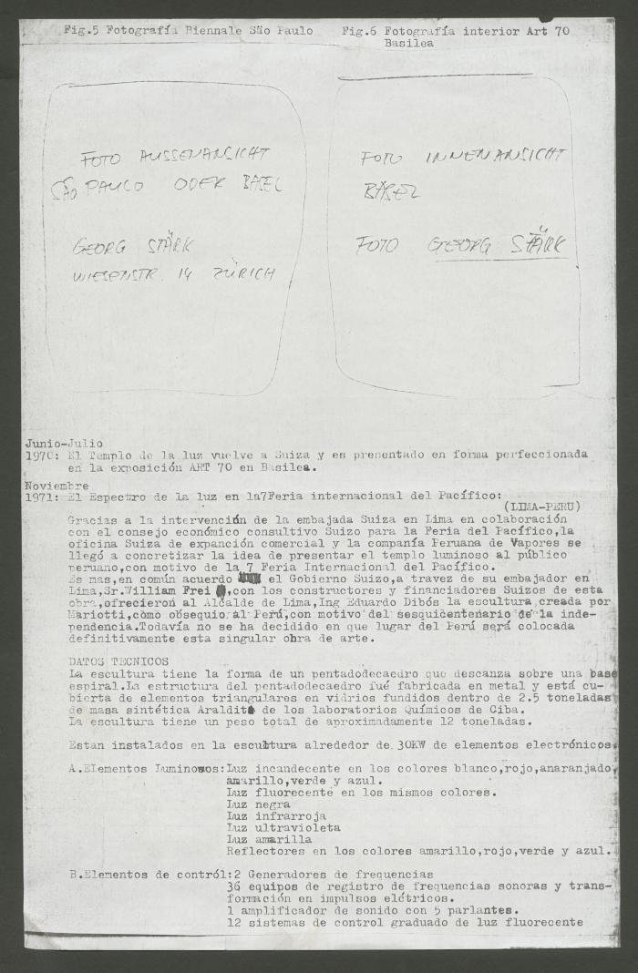 "El espectro de la luz: escultura presentada por Suiza en la Feria VII Feria Internacional del Pacífico"