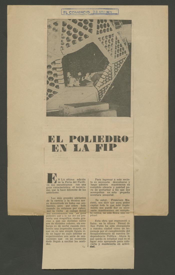 “El Poliedro en la FIP”