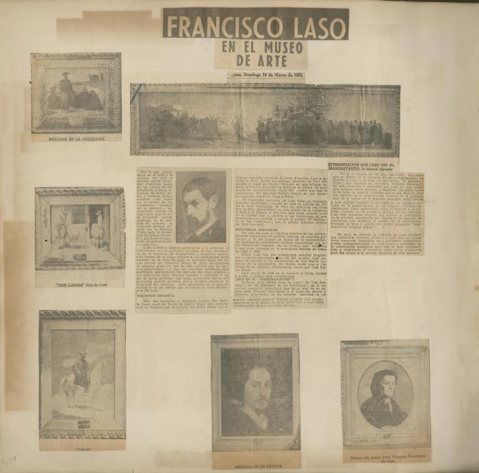 "Francisco Laso en el Museo de Arte"