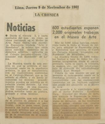 "600 estudiantes exponen 2,000 originales trabajos en el Museo de Arte"