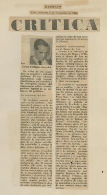 "Crítica: Grabados contemporáneos en el Museo de Arte"