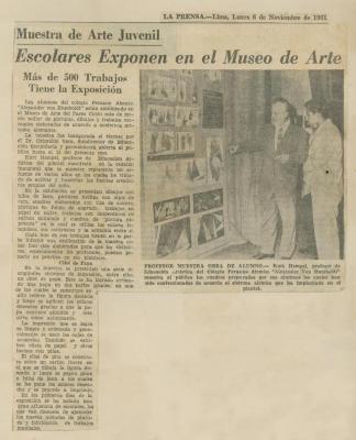 "Muestra de Arte Juvenil: Escolares Exponen en el Museo de Arte"