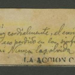 Agradecimiento de La Acción Católica