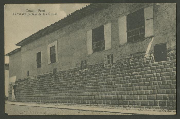 "Cuzco-Perú. Pared del palacio de las ñustas"