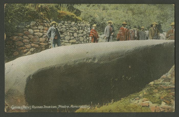 "Cuzco (Perú), Ruinas incaicas. Piedra monumental"