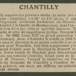 "Chantilly"