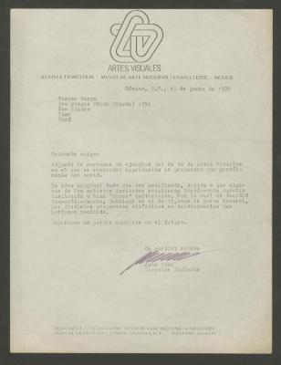 Carta de Juan Acha