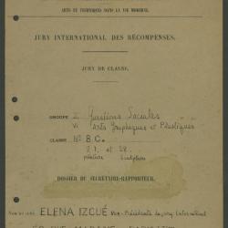 Dossier de secretario relator